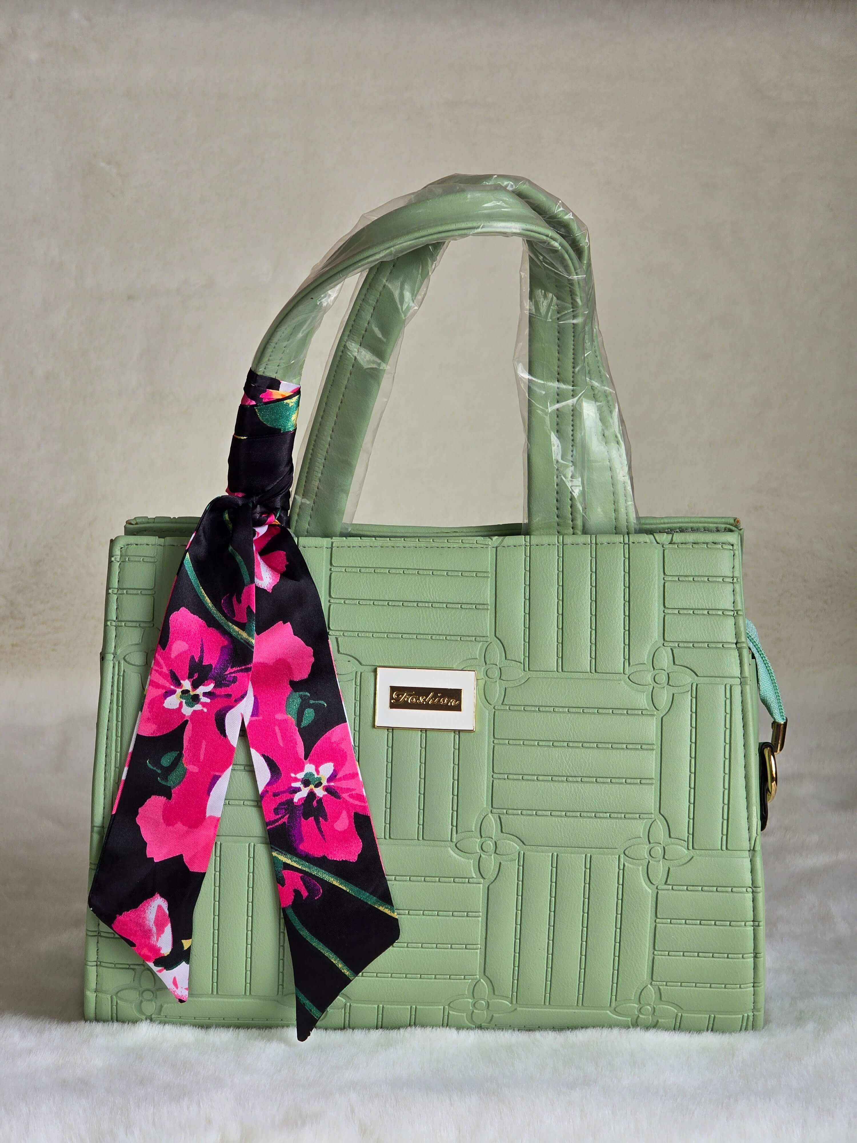 Mint Bloom Luxe Bag